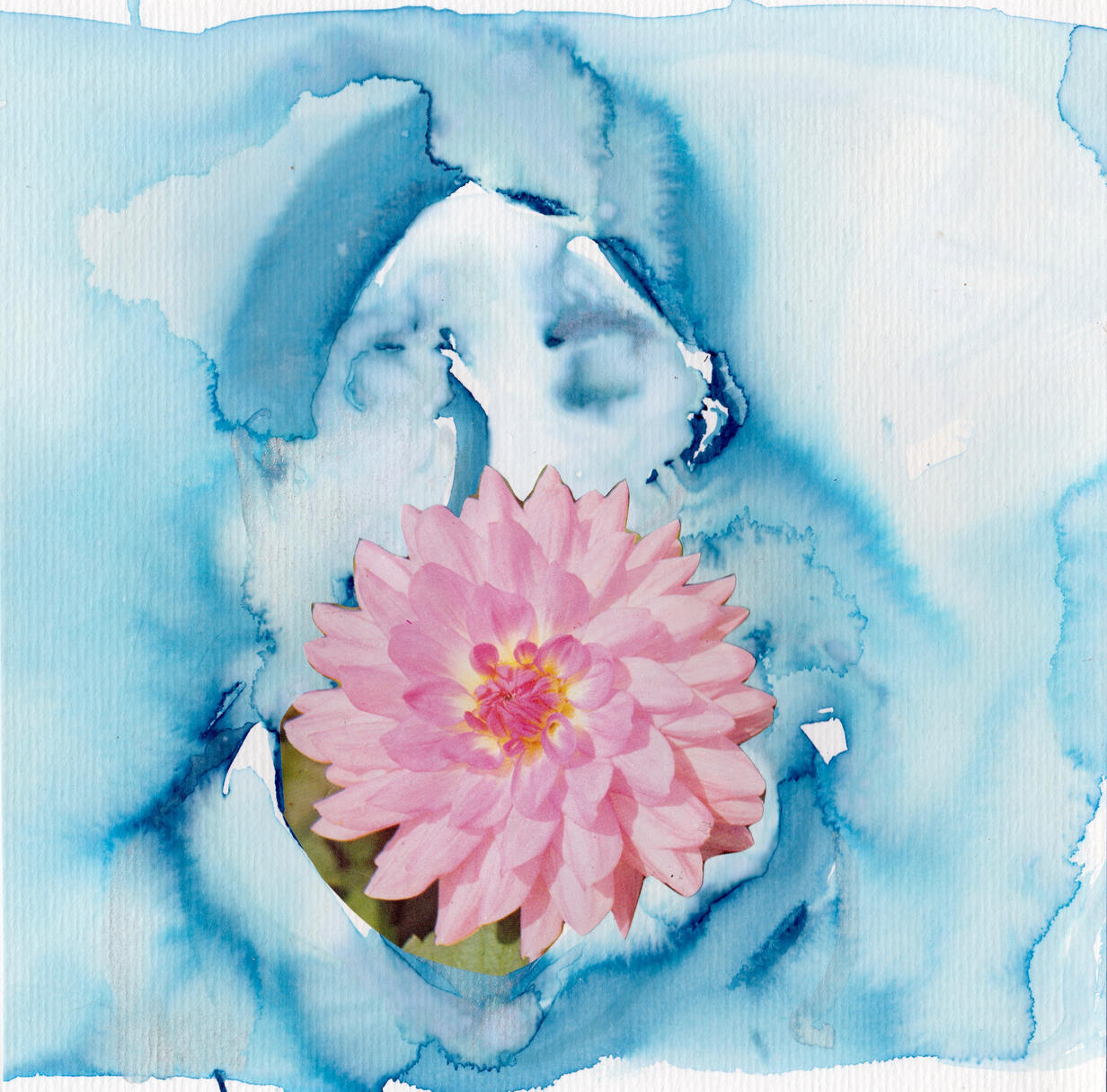 s/t Acuarela y collage sobre papel, 2020